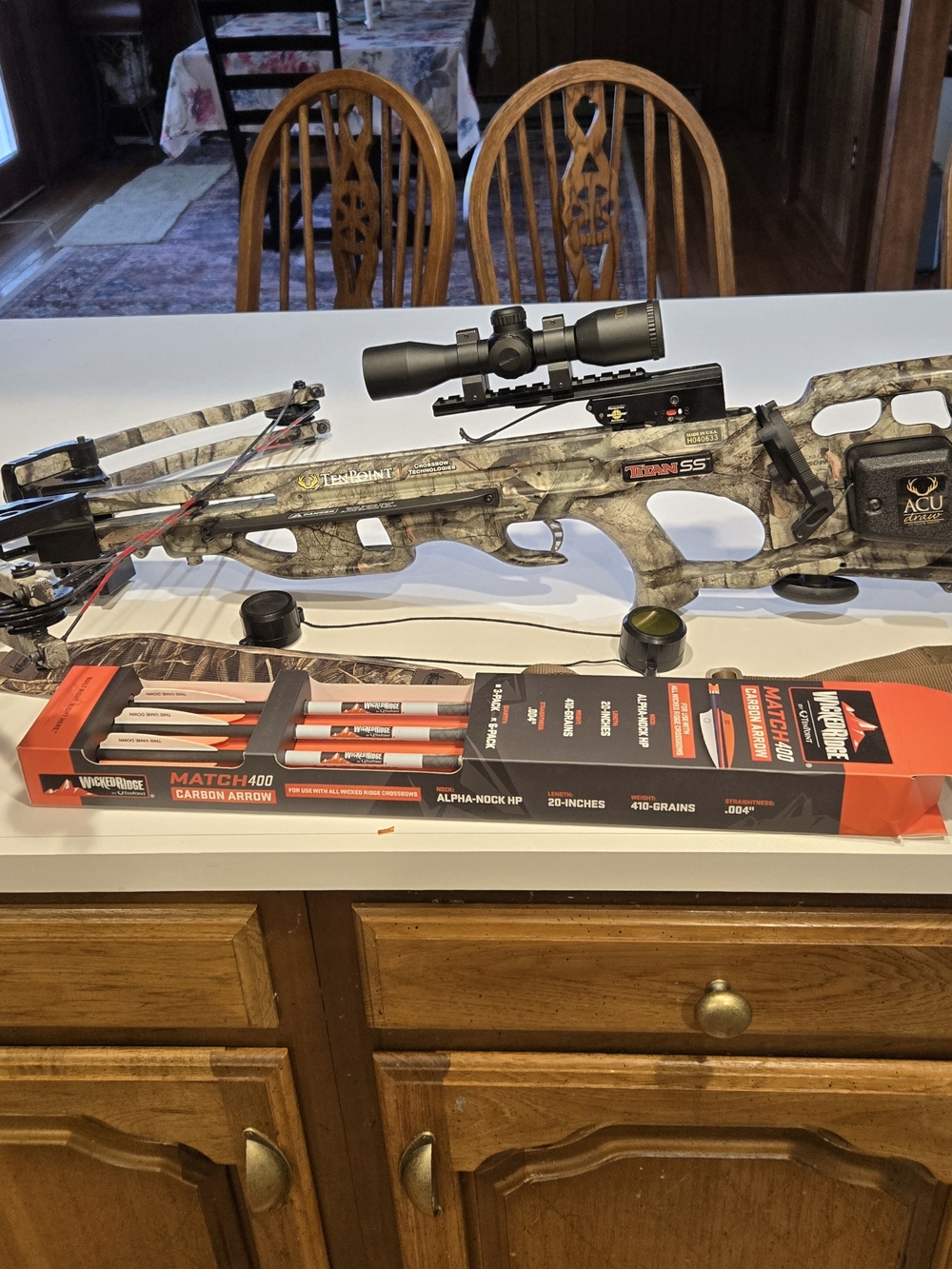 TenPoint Titan SS Crossbow in Mossy Camo with Scope